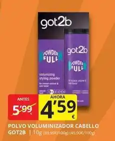 Supermercados MAS Got2b - volvo voluminizador cabello oferta