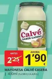 Supermercados MAS Calvé - mayonesa oferta
