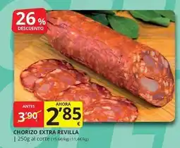 Supermercados MAS Revilla - chorizo extra oferta