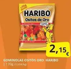 Supermercados MAS Haribo - gominolas ositos oro oferta