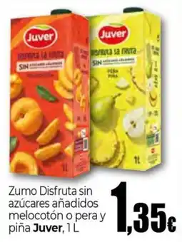 UDACO Juver zumo disfruta sin azúcares añadidos melocotón o pera y piña oferta
