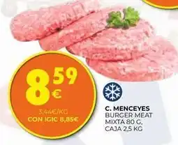 CashDiplo Mixta - c. menueyés burger meat oferta