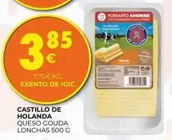 CashDiplo Castillo de holanda - queso gouda lonchas oferta