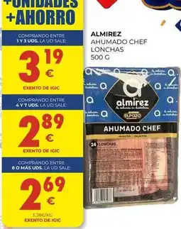 CashDiplo Almirez - ahumado chef lonchas oferta