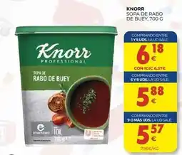 CashDiplo Knorr - sopa de rabo de buey oferta