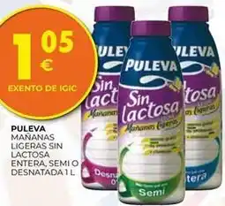 CashDiplo Puleva - mananas ligeras sin lactosa entera, semi o desnatada oferta