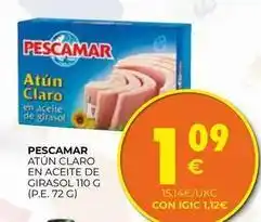 CashDiplo Pescamar - atun claro en aceite de girasol oferta