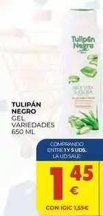 CashDiplo Tulipán negro - gel oferta