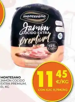 CashDiplo Montesano - jamón cocido extra premium oferta