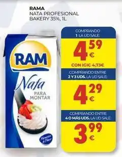 CashDiplo Rama corta - nata professional bakery 35% oferta