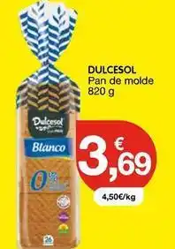 CashDiplo Dulcesol - pan de molde oferta