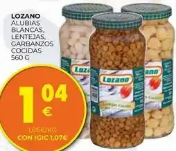 CashDiplo Lozano - alubias blancas, lentejas garbanzos cocidas oferta