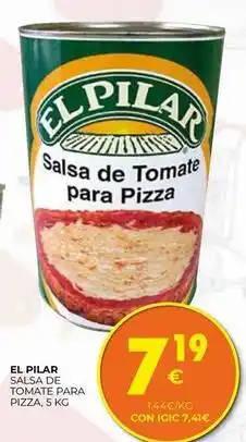 CashDiplo El pilar - salsa de tomate para pizza oferta