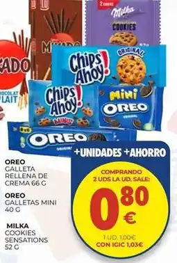 CashDiplo Milka - galleta rellena de crema oferta