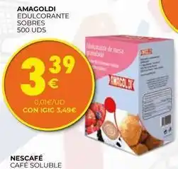 CashDiplo Amagoldi - edulcorante sobres oferta