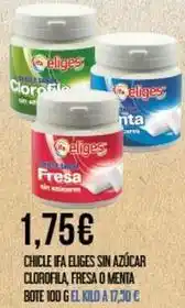 Eliges - chicle ifa sin azúcar