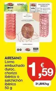 CashDiplo Aire sano - lomo embuchado duroc, chorizo iberico o salchichon iberico oferta