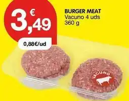 CashDiplo Burger meat vacuno oferta