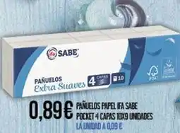 Claudio Ifa sabe - panuelos papel oferta