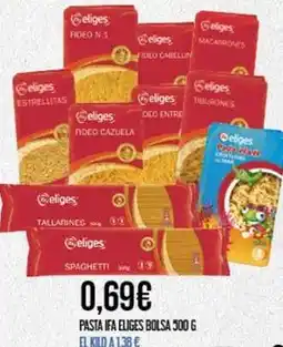Claudio Ifa eliges - pasta oferta