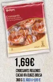 Claudio Eliges - croissants rellenos cacao oferta