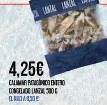 Claudio Lanzal - calamar patagonico entero congelado oferta