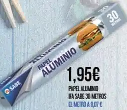 Claudio Ifa sabe - papel aluminio oferta