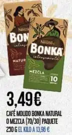 Claudio Bonka - café molido natural o mezcla oferta