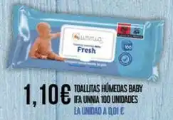 Claudio Ifa unnia - toallitas humedas baby oferta