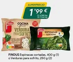Masymas Findus - espinacas cortadas oferta