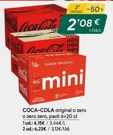 Masymas Coca-cola - original o zero o zero zero oferta