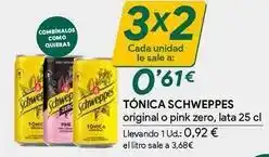 Masymas Schweppes - tonica oferta