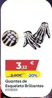 ToysRus Guantes de esqueletos brillantes oferta