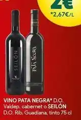 Masymas Pata negra - vino d.o. valdep. cabernet o seilón d.o. rib. guadiana, tinto oferta
