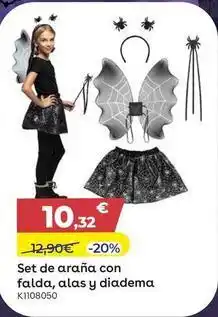 ToysRus Set de arana con falda, alas y diadema oferta