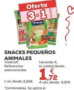 Kiwoko Vitakraft - snacks pequenos animales oferta