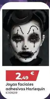 Joyas faciales adhesivas harlequin