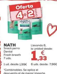 Kiwoko Nath - snack perro dental fresh breath oferta