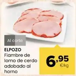 Autoservicios Familia Elpozo - fiambre de lomo de cerdo adobado al horno oferta