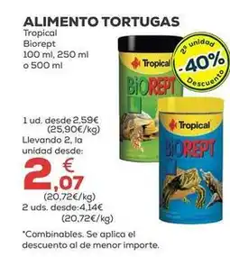 Kiwoko Tropical - alimento torugas biorept oferta