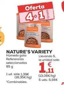 Kiwoko Nature's variety - humedo gato oferta