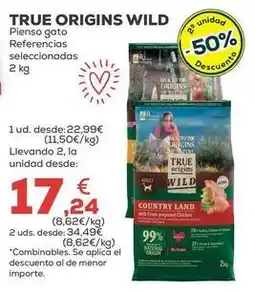 Kiwoko True origins - wild pienso gato oferta