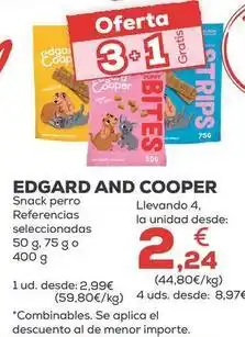 Kiwoko Edgar&cooper - snack perro oferta