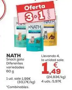Kiwoko Nath - snack gato diferentes oferta
