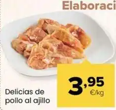 Autoservicios Familia Delicias de pollo al ajillo oferta