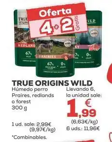 Kiwoko True origins - humedo perro praires, redlands o forest oferta