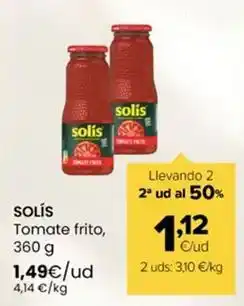 Autoservicios Familia Solís - tomate frito oferta