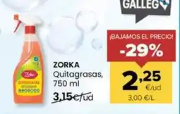 Autoservicios Familia Zorka - quitagrasas oferta