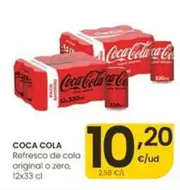 Eroski Coca-cola - refresco de original o zero oferta