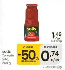 Eroski Solís - tomate frito oferta